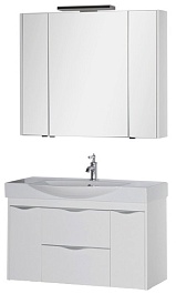 Aquanet Мебель для ванной "Франка 105" белая (183188) – фотография-4