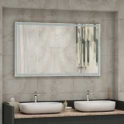 Continent Зеркало Mercury Led 1200x700 – фотография-9