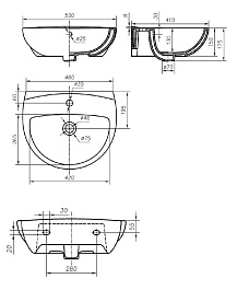IFO Раковина "Arret" RS031050000  – фотография-6