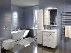 СанТа Тумба с раковиной Омега 60 с ящиками – фотография-3