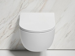 Ceramicanova Подвесной унитаз Modena Rimless CN6063 белый – фотография-9