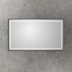 BelBagno Зеркало SPC-KRAFT-1400-800-LED-TCH-WARM-NERO – фотография-3