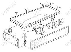Vidima Экран для ванны Vidima (170 см) – фотография-2