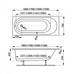 Vagnerplast Акриловая ванна Kasandra 180 – фотография-5