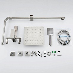 Frap Душевая система H802 F24802 сатин – фотография-5