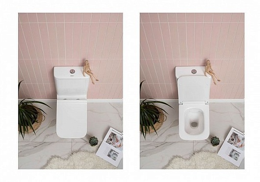 Aquanet Чаша унитаза Rimless Cube-C CL-12248B – картинка-7