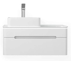 Jorno Тумба под раковину Shine 90 подвесная белая Shi.01.90/P/W
