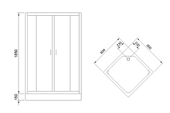 Royal Bath Душевой уголок RB80HP-C-CH – фотография-5
