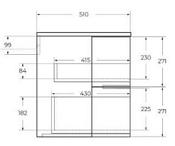 Cezares Тумба с раковиной Eden 120 grigio talpa opaco раковина 82368 – фотография-3