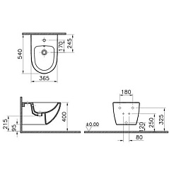 Vitra Биде подвесное Sento 4338B003-1046 – фотография-3