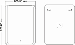 Mixline Мебель для ванной Честер 60 белая/бетон – фотография-18