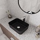 Teymi Раковина накладная в ванную Helmi Mini 40 чёрный матовый T50288 – фотография-18