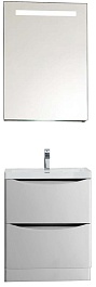 BelBagno Мебель для ванной напольная ANCONA-N 600 Bianco Lucido, подсветка – фотография-1