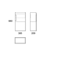 Owl 1975 Мебель для ванной Runn 40 – фотография-4