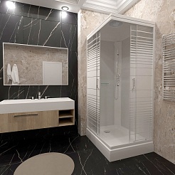 Triton Душевая кабина Квадро 100х80 А Щ0000064615 – фотография-4