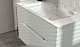 Jorno Тумба под раковину Modul 100 подвесная белая Mоl.01.97/P/W – картинка-8