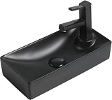 SantiLine Раковина 40.5 R SL-2009LMB черная матовая