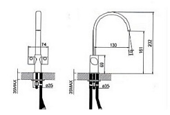 Iddis Смеситель Vico Lux 59164X4 для кухонной мойки – фотография-2