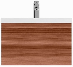 Am.Pm Тумба с раковиной Gem 60 орех, с 1 ящиком – фотография-1