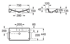 Roca Раковина "Diverta CNTP" 327110000 – фотография-6