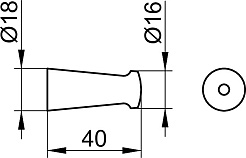 Keuco Крючок City.2 02714 – фотография-2
