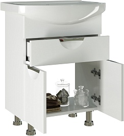 Mixline Тумба под раковину Этьен 65 белая – фотография-3