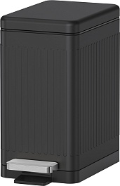 WeltWasser Ведро для мусора WW Magy BL 10L черное матовое – фотография-1