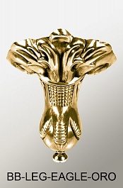 BelBagno Акриловая ванна BB04-ORO/BIA, ножки BB-LEG-EAGLE-ORO – фотография-4