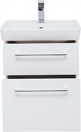 Dreja Тумба с раковиной Q MAX 55 белая – фотография-3