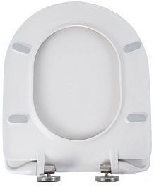 Esbano Сиденье для унитаза Amapola белое – фотография-4