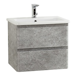 BelBagno Тумба с раковиной Albano-Cer 50 подвесная Cemento Verona Grigio – фотография-1