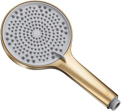 Milacio Душевая лейка MCU.005.GD золото брашированное – фотография-1