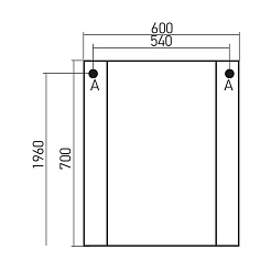 Mixline Зеркало София 60 – фотография-2