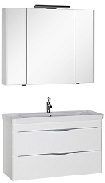 Aquanet Мебель для ванной "Орлеан 105" белая (183182) – фотография-1