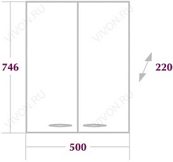 Onika Шкаф навесной Кредо 50 – фотография-2
