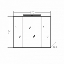 СанТа Мебель для ванной Нептун 90 – фотография-6