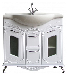 Атолл Мебель для ванной "Мастер и Маргарита" белый – фотография-5