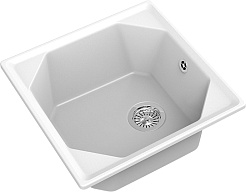 Granfest Мойка кухонная GF-U-500 иней – фотография-1