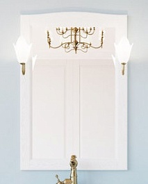 ValenHouse Зеркало Эллина 65 белое – фотография-1