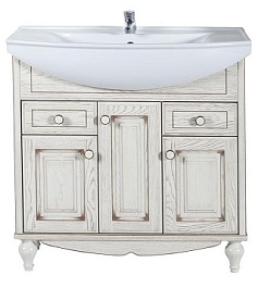 ASB-Woodline Тумба под раковину Верона 75 бежевый – фотография-1