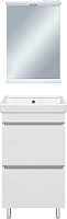 Misty Мебель для ванной Енисей 50 2 ящика белая