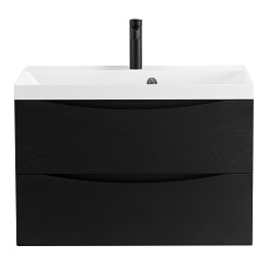 BelBagno Тумба с раковиной Marino 80 подвесная Rovere Cioccolato Amaro – фотография-1