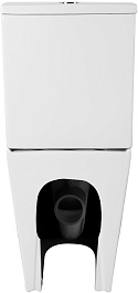 Azario Унитаз-компакт Grado AZ-2141 UQ1 безободковый с бачком с сиденьем микролифт белый – фотография-8