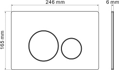 Grossman Инсталляция для подвесного унитаза Style 97.05.01M с белой матовой клавишей смыва – фотография-23