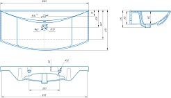 Sanflor Тумба с раковиной Палермо 105 – фотография-7