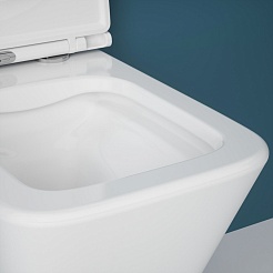 Esbano Унитаз Color Gartez-51T подвесной безободковый белый – фотография-13