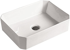 SantiLine Раковина накладная 50 SL-1013 белая – фотография-1