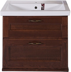 ASB-Woodline Тумба под раковину Прато 70 антикварный орех – фотография-1