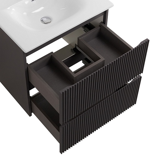 BelBagno Тумба под раковину Uno 60 подвесная Темно-Серый матовый – фотография-6