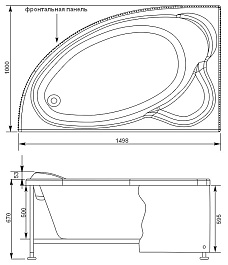 Aquanet Акриловая ванна Mayorca L – фотография-5
